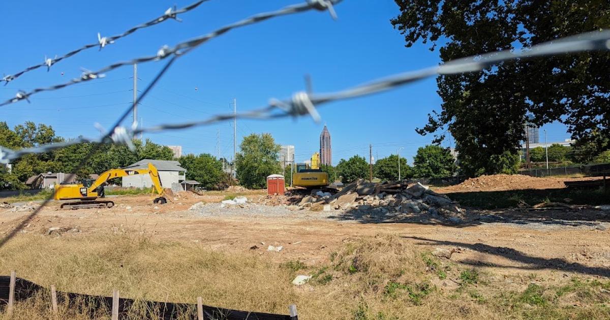 In shadow of downtown, Vine City housing razed for 73 townhomes